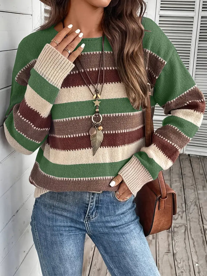 Evdokia - Lässiger Langärmeliger Pulli