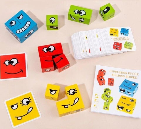 PuzzleMorph – 3D-Puzzle Mit veränderbarem Gesicht Zauberwürfel