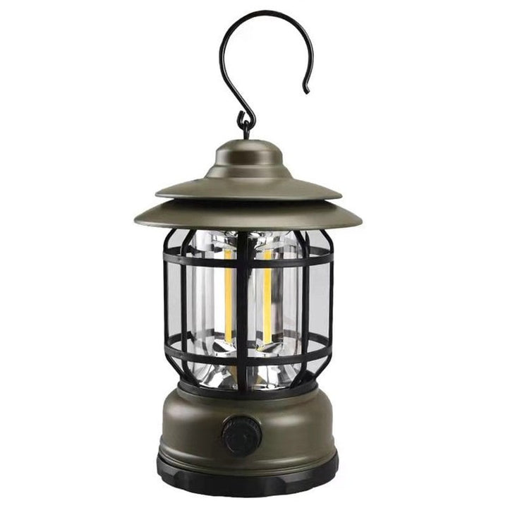 RetroGlow – Tragbare Retro Campingplatz Lampe