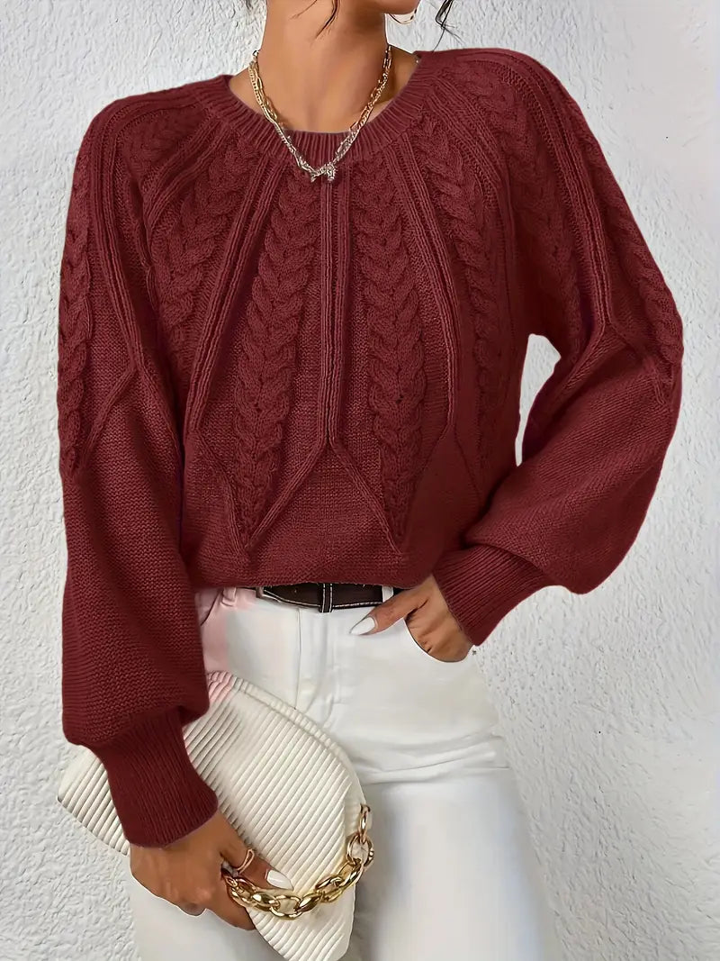 Özden – Eleganter Langarm Pullover
