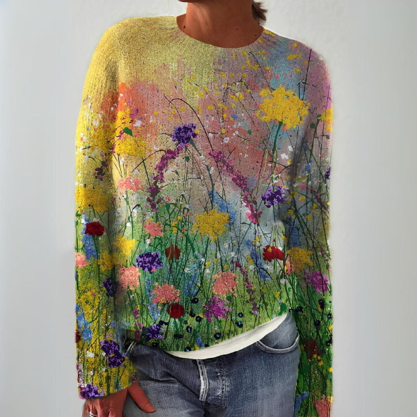 Francescaa - Handge Fertigt Woll Pullover