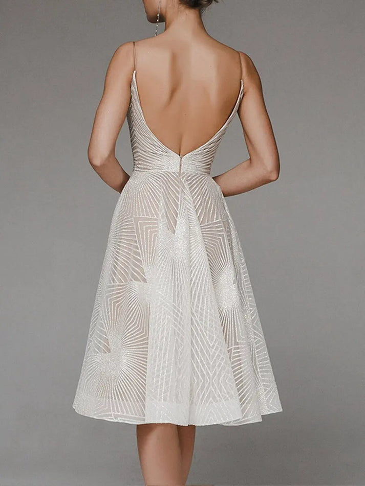 Eleganzkleid Mit Offenem Rücken
