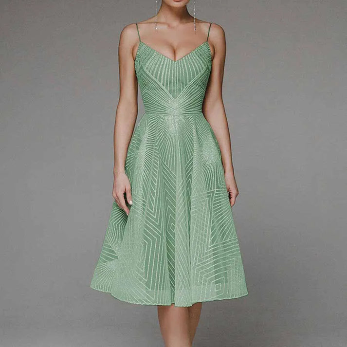 Eleganzkleid Mit Offenem Rücken