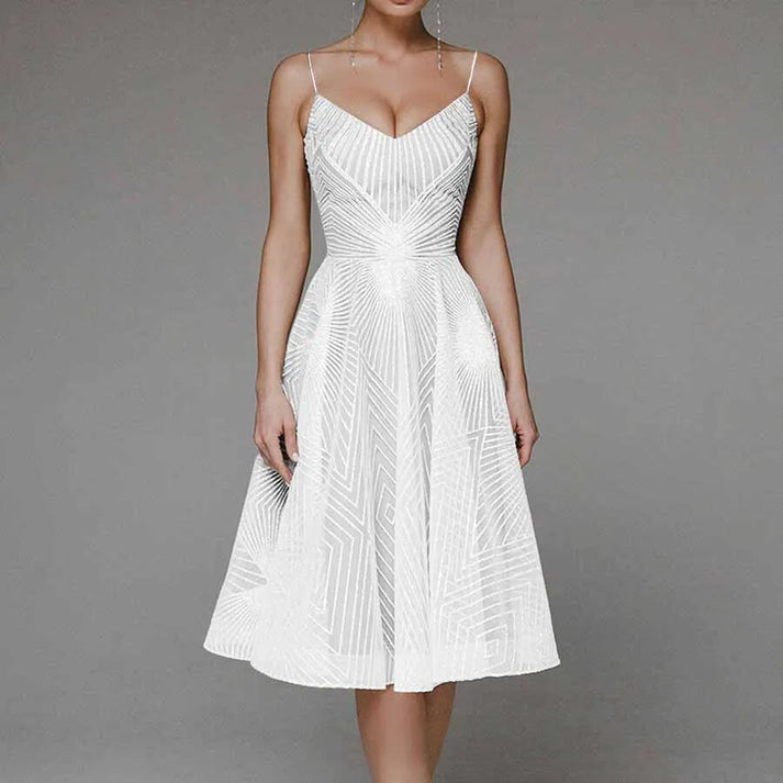 Eleganzkleid Mit Offenem Rücken