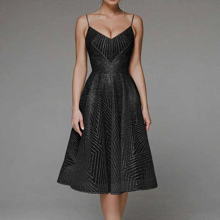 Eleganzkleid Mit Offenem Rücken