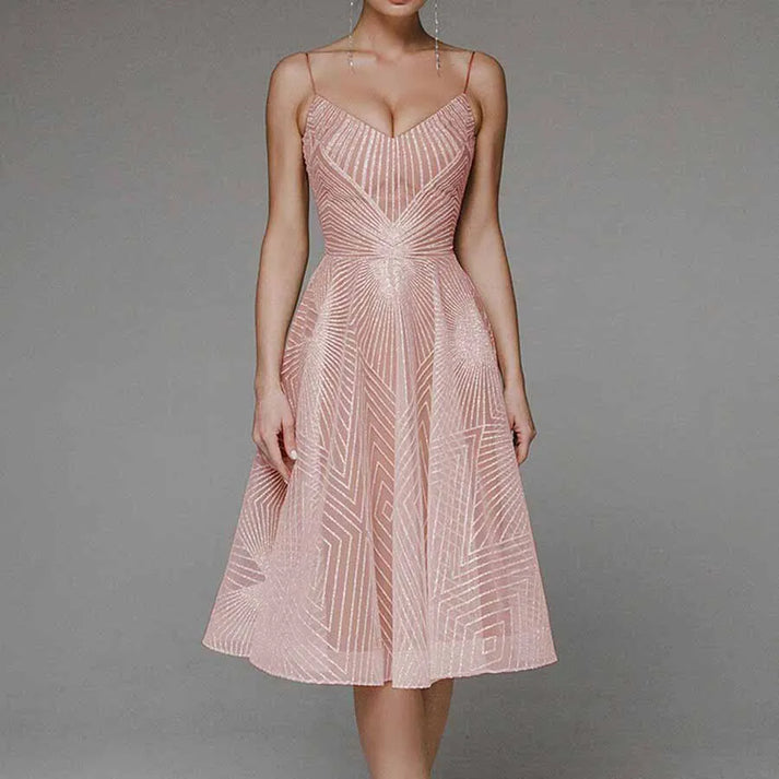 Eleganzkleid Mit Offenem Rücken
