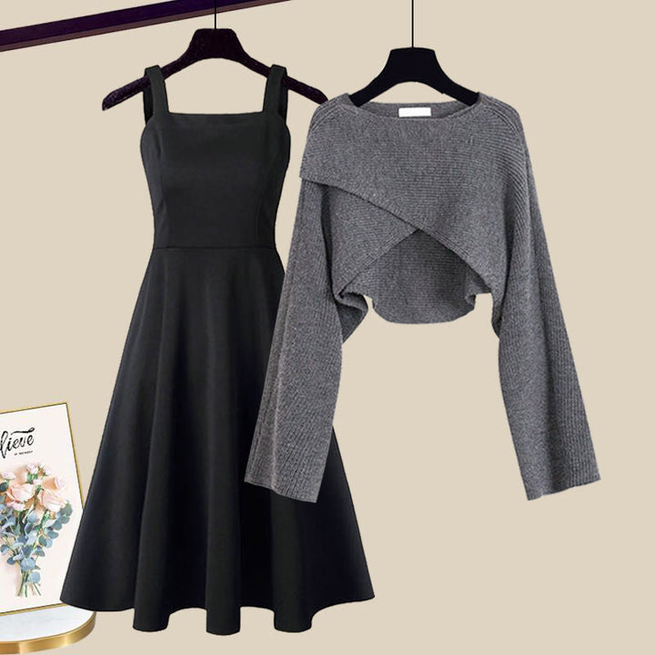 Enrica – Elegantem Strickkleid Setz