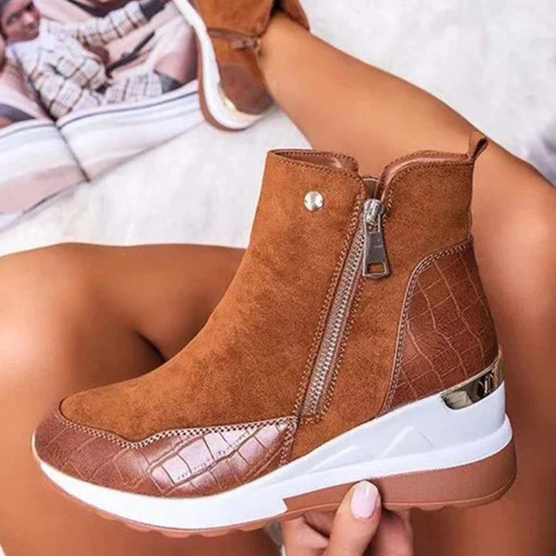 Niniane - Orthopädischer Knöchelstiefel Mit Seitlichem Reißverschluss