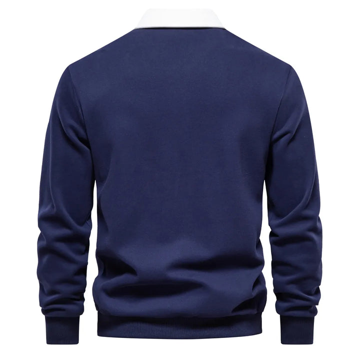 Eugen – klassischem Winter-Polo-Gestaltung Sweatshirt
