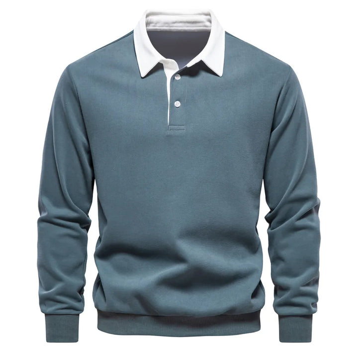 Eugen – klassischem Winter-Polo-Gestaltung Sweatshirt