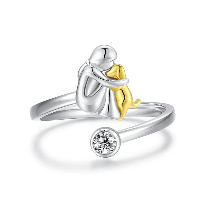 ForeverHug - Ring Mit Hundesymbol