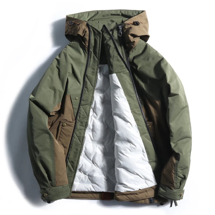 Emir - Doppelreißverschluss Warmer Daunenjacke