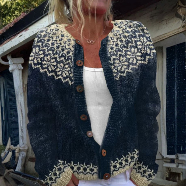 Elenaa - Handge Fertigt Woll Pullover