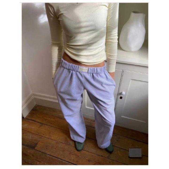 Evgenia - Weit Geschnittene Loungehose Mit Elastischem Bund