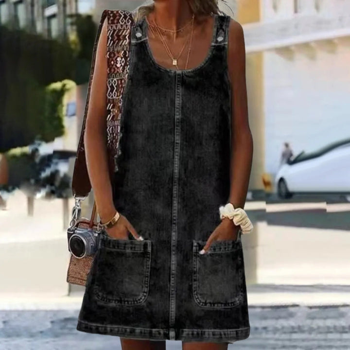 Otylia – Bequemes Minikleid mit Breiten Trägern