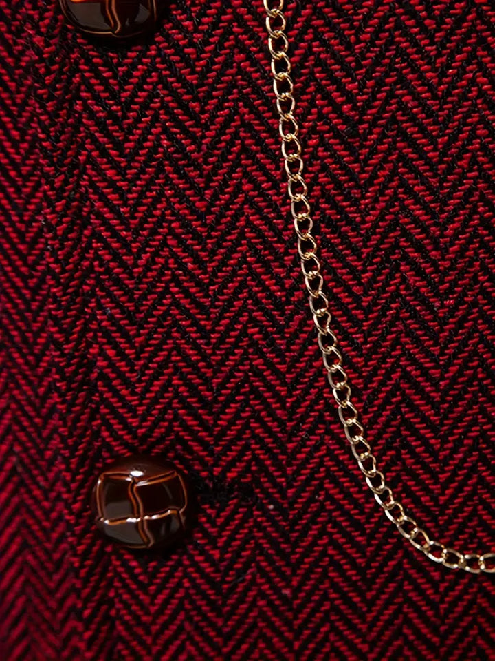 Ferry – Einreihige Weste Mit Revers