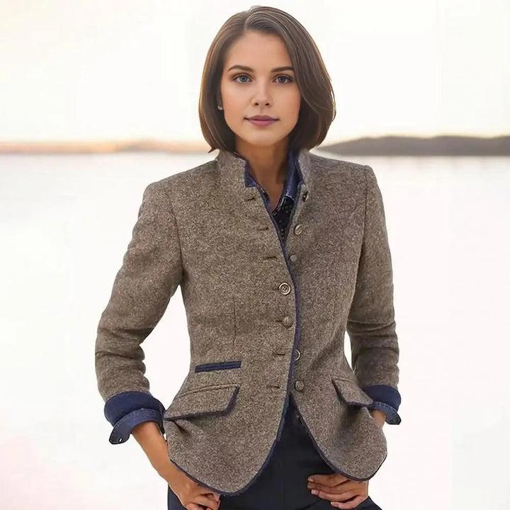 Nilja - Lässiger Langarmblazer Mit Knöpfen