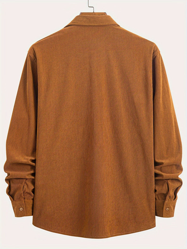 Felipe - Lässiges Hemd Aus Kord Mit Knöpfen