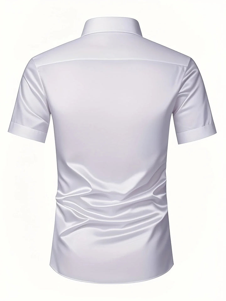 Ezra – Elegantes Schmal Geschnittenes Hemd Mit Knöpfen