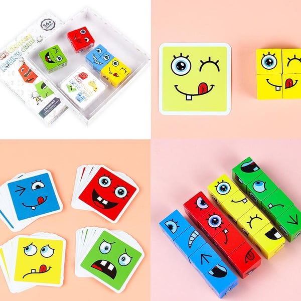 PuzzleMorph – 3D-Puzzle Mit veränderbarem Gesicht Zauberwürfel