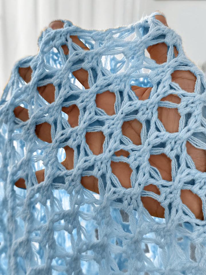 Etleva - Eleganter Hohler Strickjacke Mit Fledermausärmeln