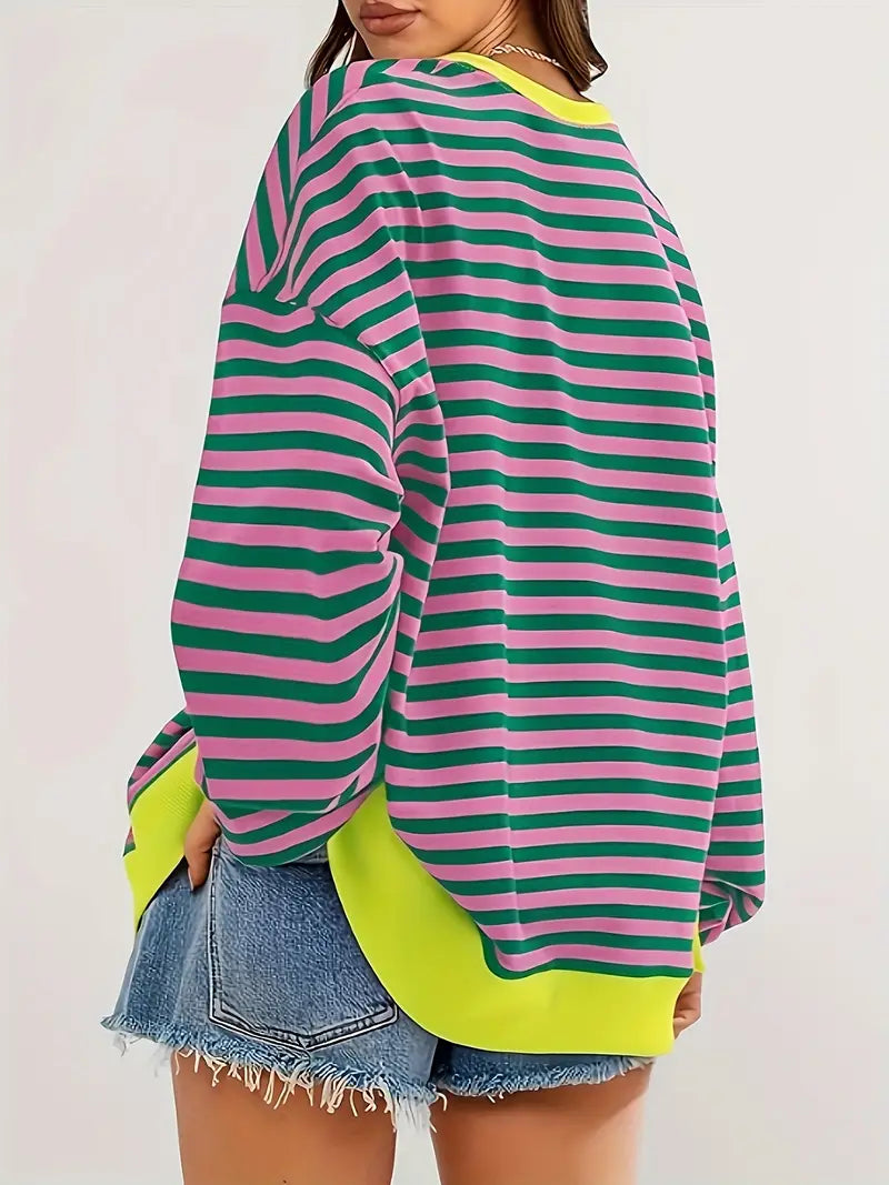 Nirina - Langärmliges Hemd Mit Streifenmuster
