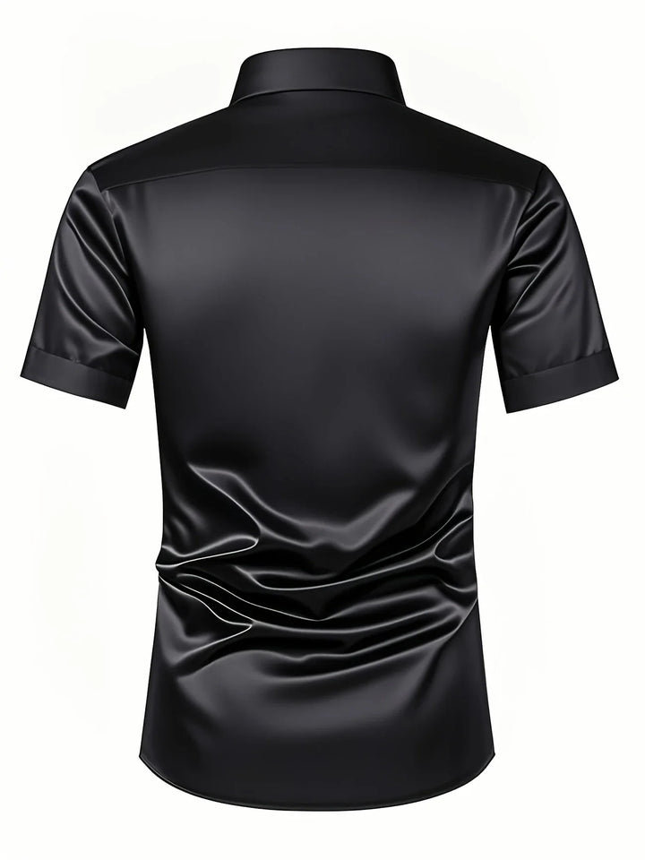 Ezra – Elegantes Schmal Geschnittenes Hemd Mit Knöpfen