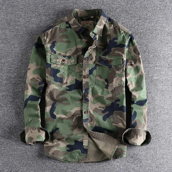 Paulo™ - Camo Denim Shirt