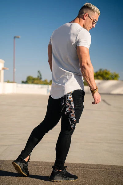 Essential-T-Shirt mit Tropfenschnitt