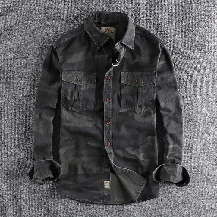 Paulo™ - Camo Denim Shirt