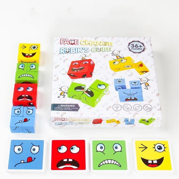 PuzzleMorph – 3D-Puzzle Mit veränderbarem Gesicht Zauberwürfel