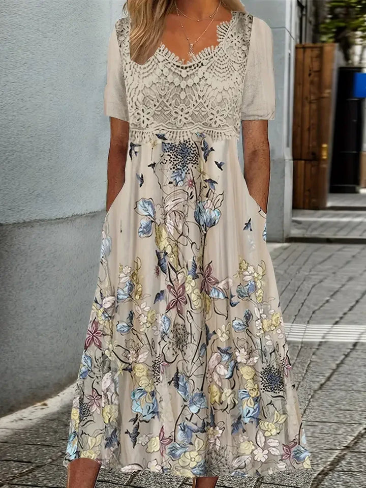 Renata - Lässiges Mode Kleid