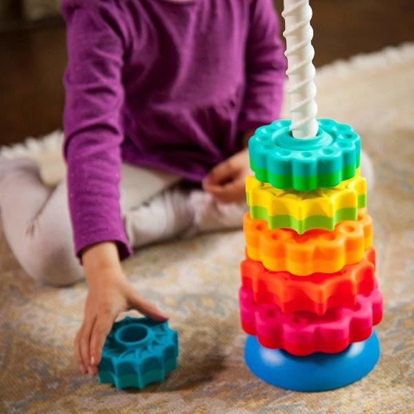 PrismaSpiel - Regenbogen Stapel Zauberturm