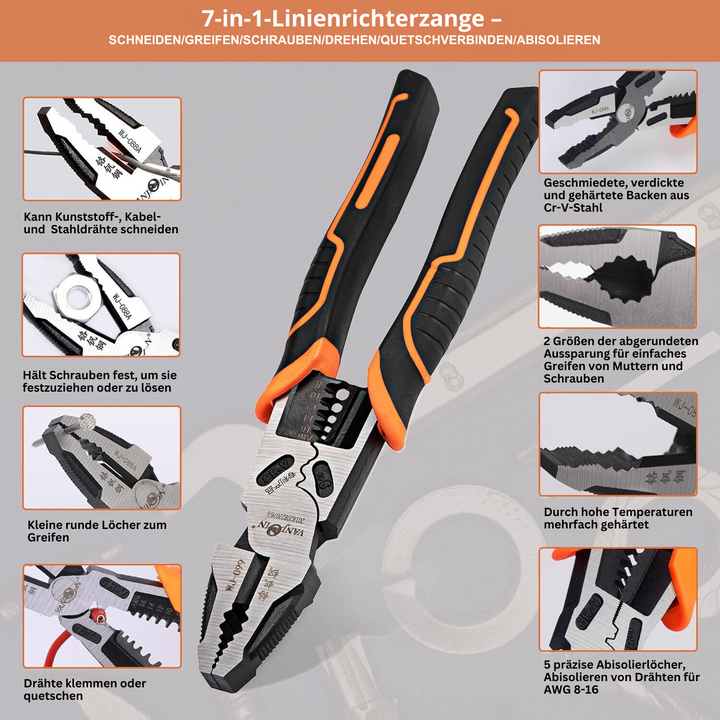 QuadGrip – 4-in-1-Lineman-Zange