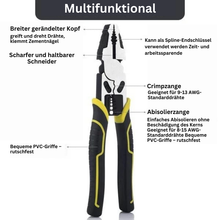 QuadGrip – 4-in-1-Lineman-Zange