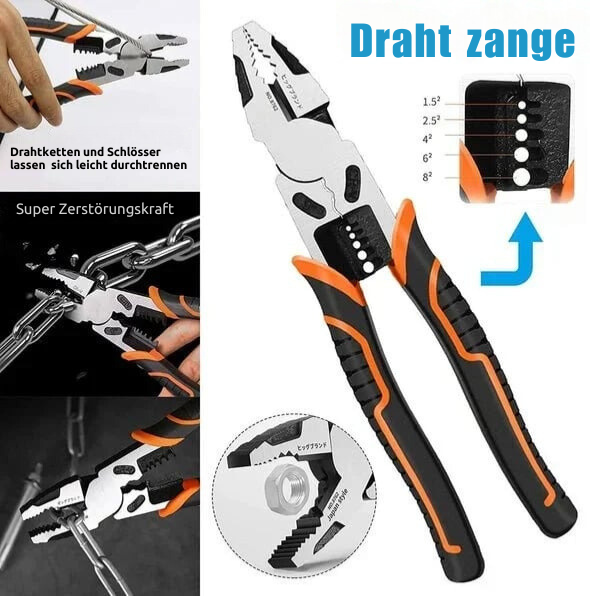 QuadGrip – 4-in-1-Lineman-Zange