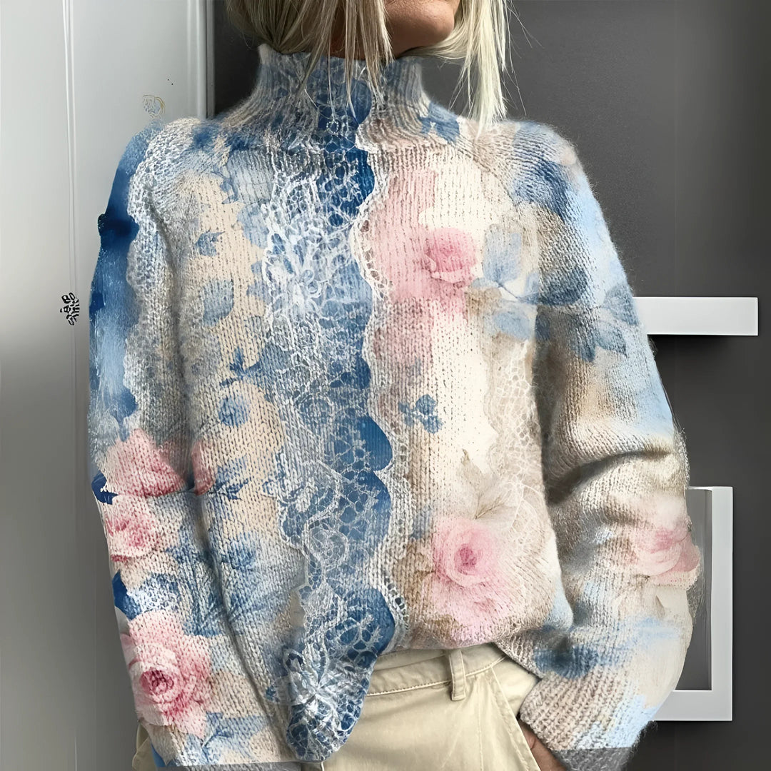 Lieke - Warmer Rollkragenpulli aus Strick