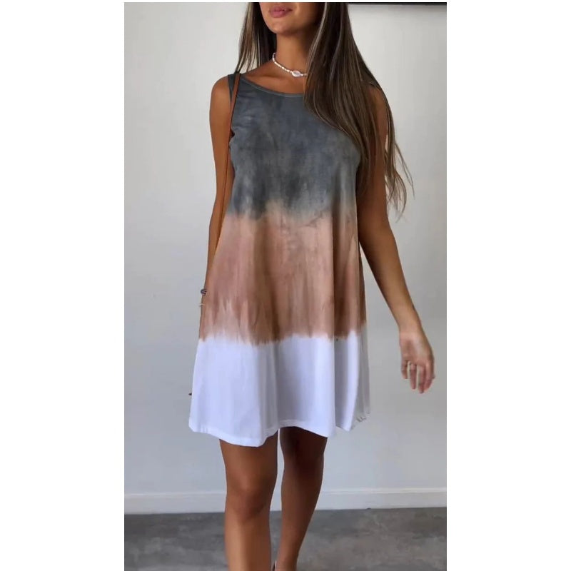 Pamela - ärmelloses Kleid Mit Rundhalsausschnitt