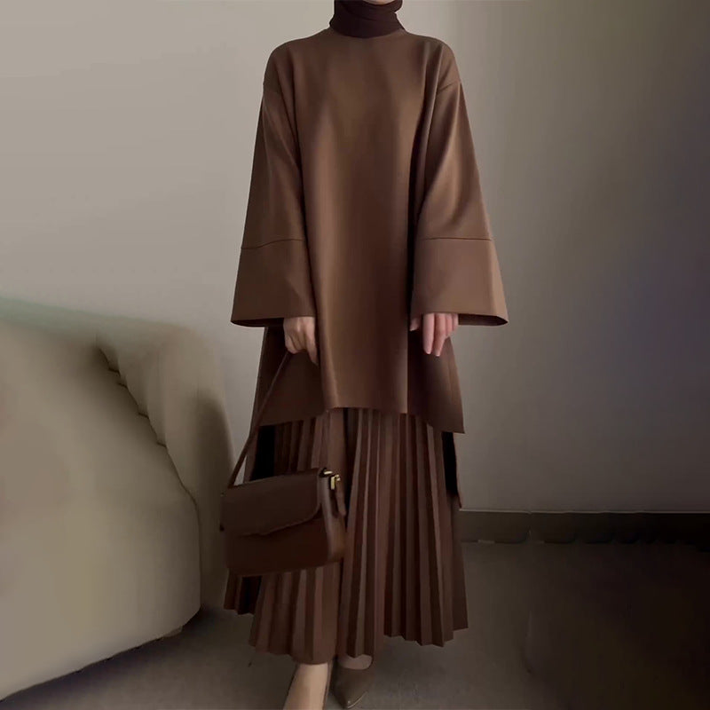 Nyssa – Elegant mit Falten 2-teiliges Set