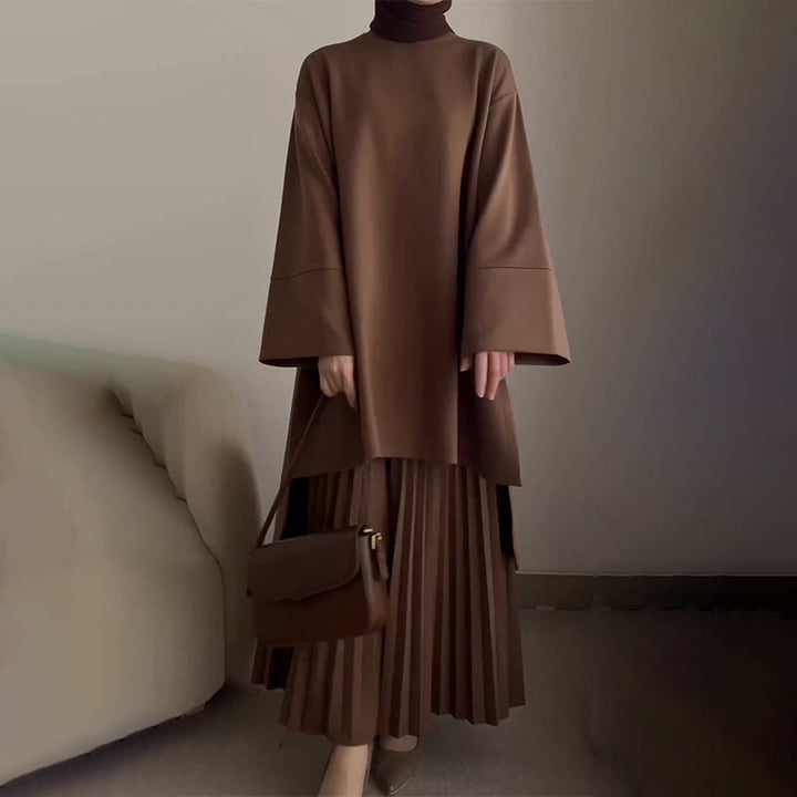 Nyssa – Elegant mit Falten 2-teiliges Set