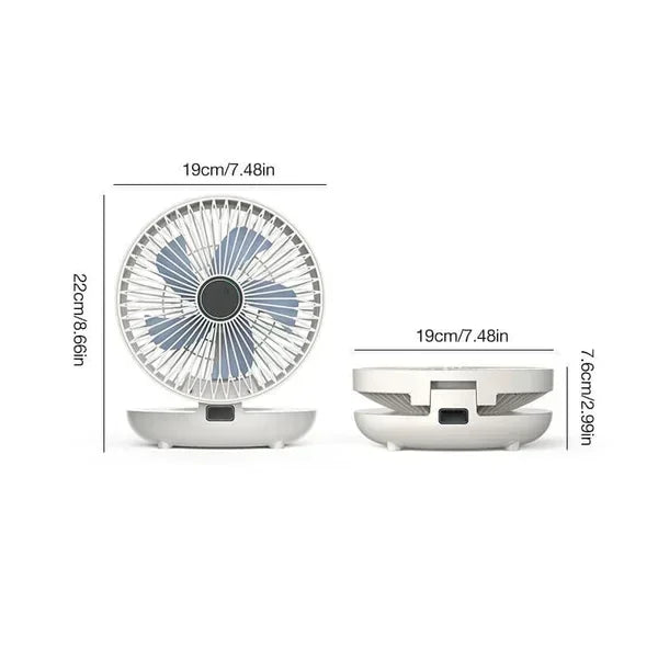 EcoBreeze™ - Tragbarer Ventilator zur Wandmontage