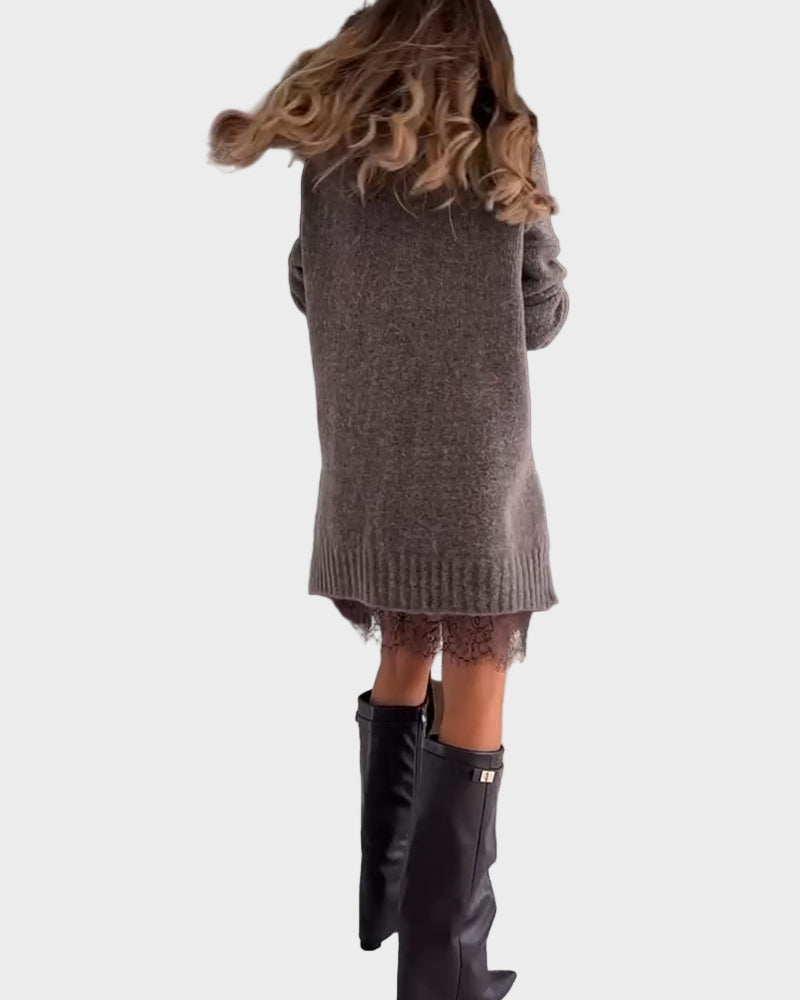 Yliane – Zweiteiliges Freizeit-Set mit Rollkragenpullover