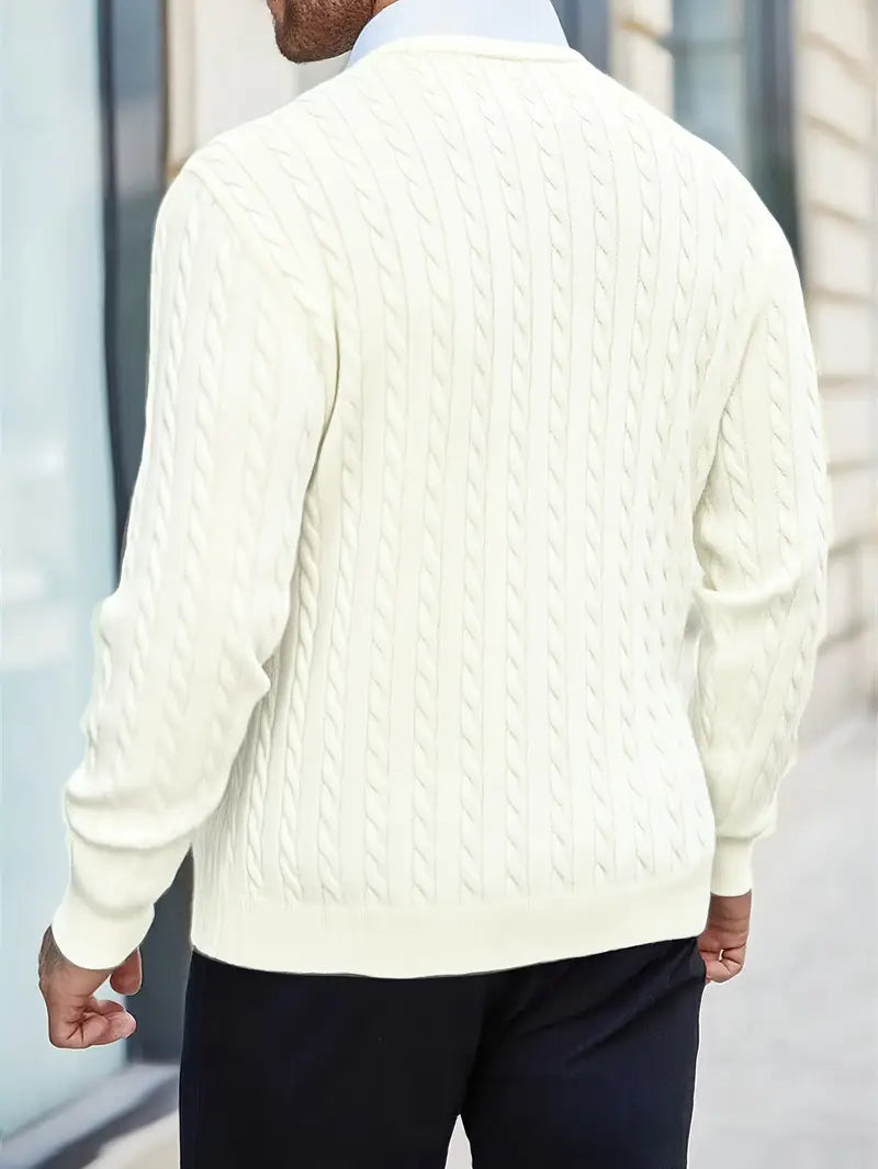 Jonty – Gestrickter Langarm Rollkragenpullover