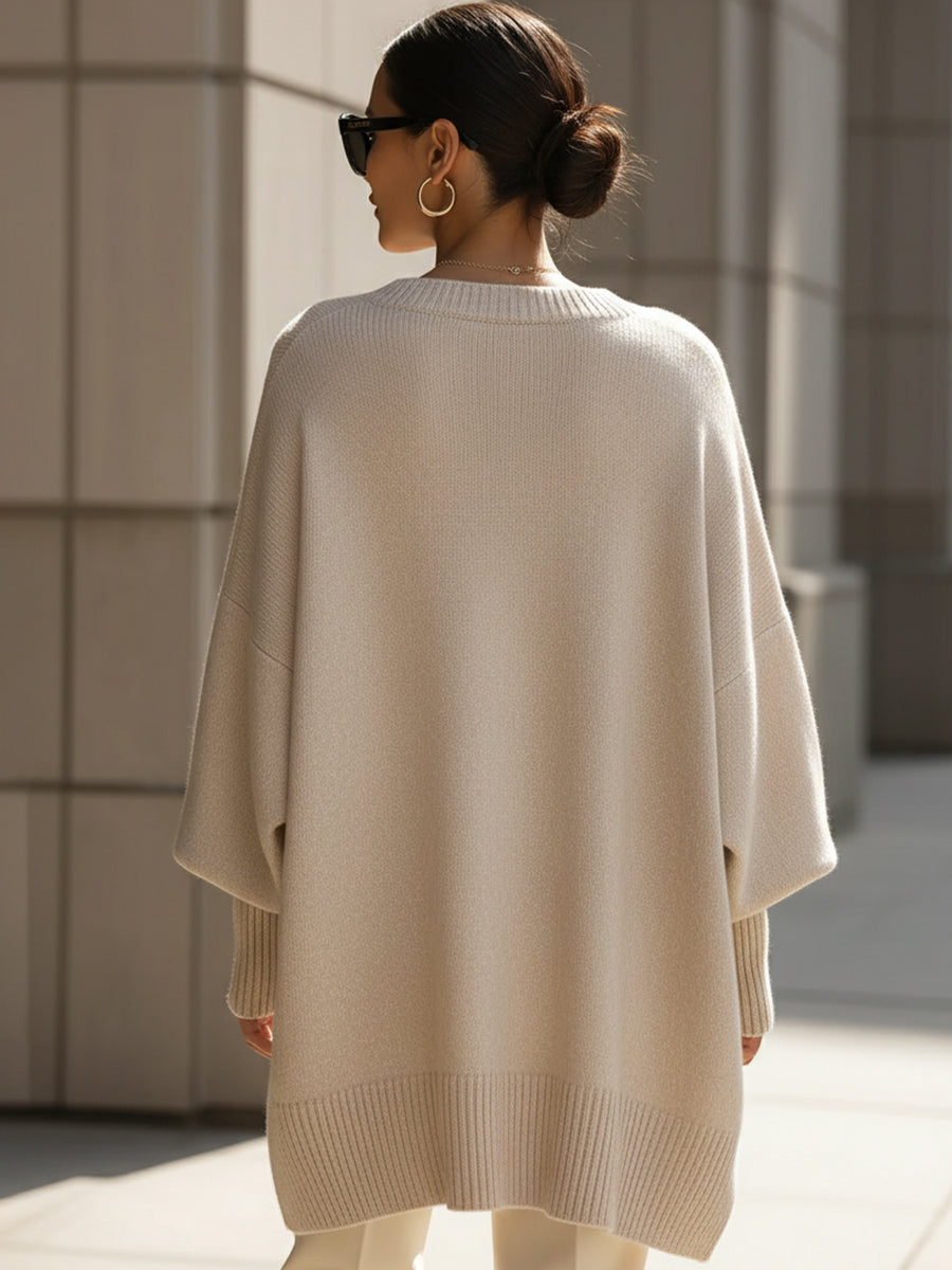 Ayesatu - Oversize Pullover MitLockerer Passform