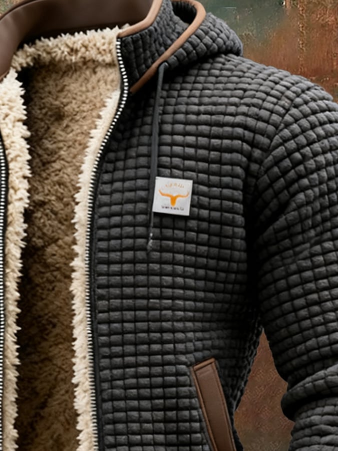 Natan - Fleece Stepp Jacke Mit Langen Ärmeln