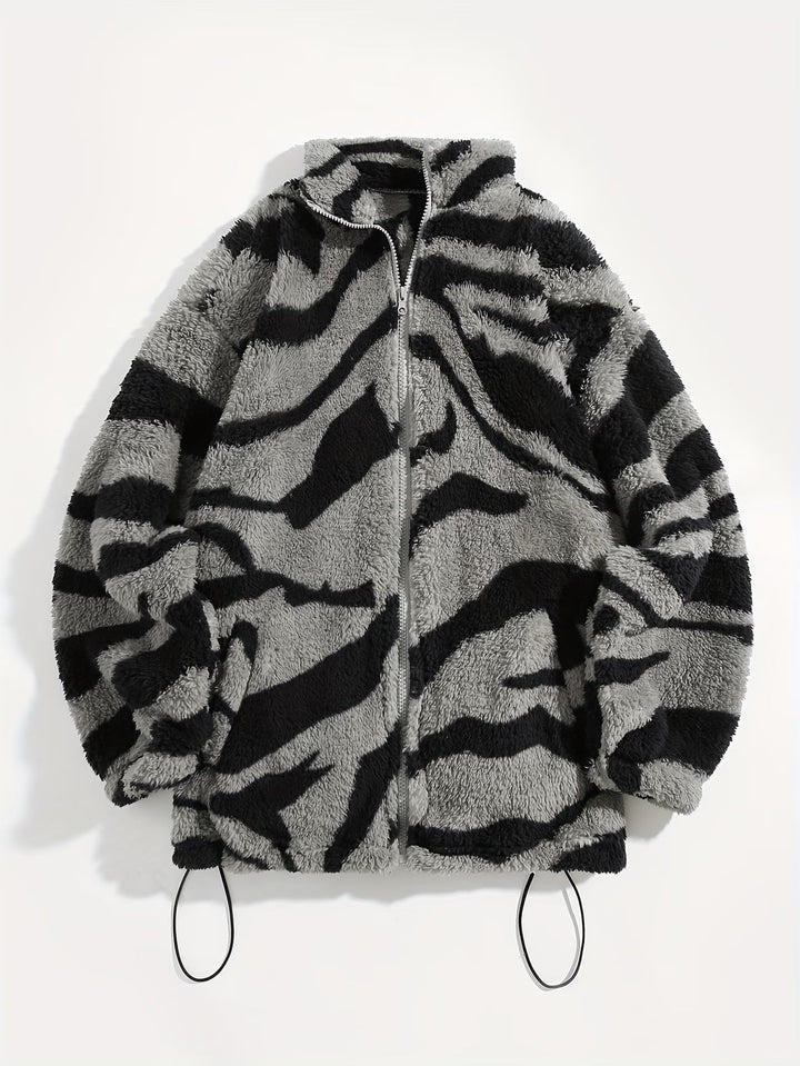 Esra – Langärmelige Jacke Mit Geometrischem Muster