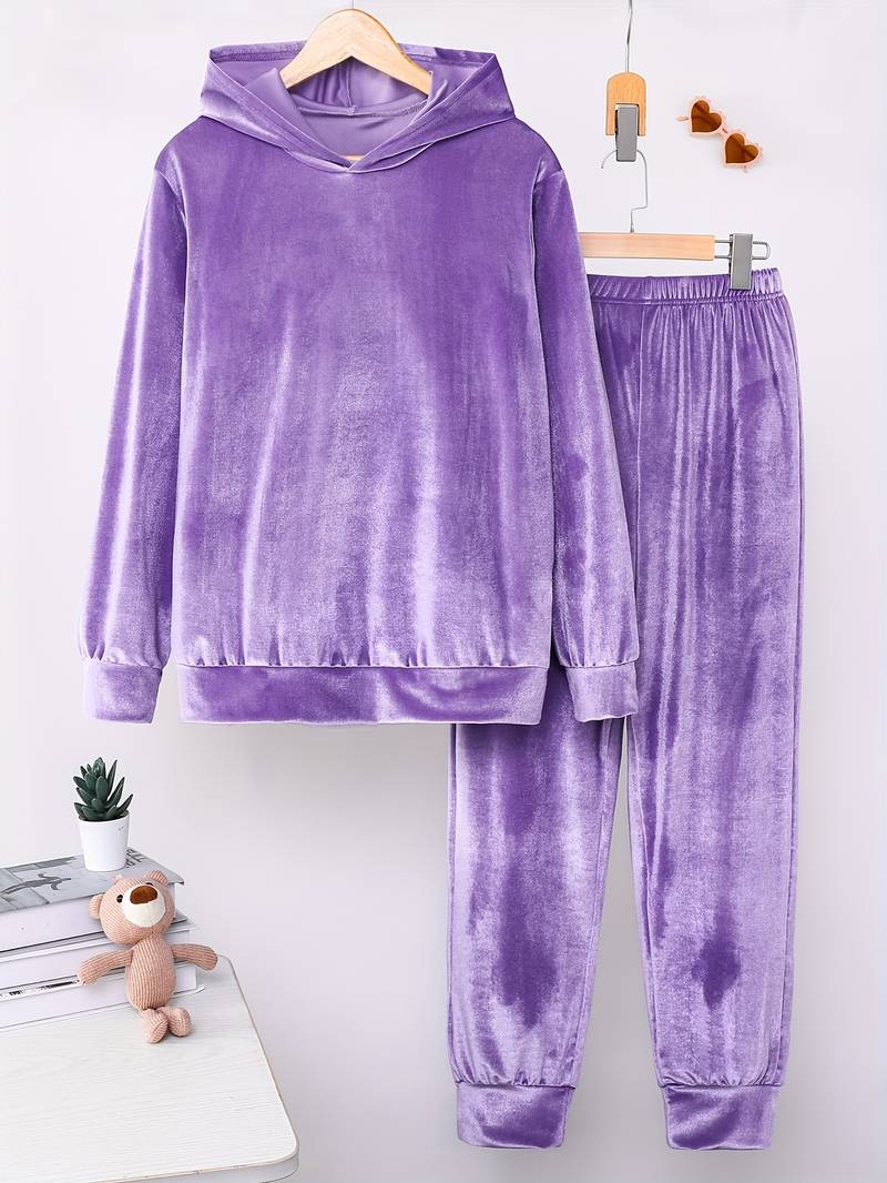 Tiferet - Elegantes Set Aus Kapuzen Pullover Und Hose