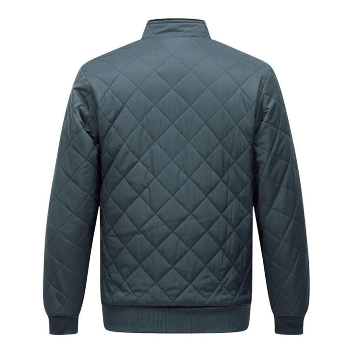Hristo – Vlies gefütterte Jacke Mit Rautenmuster