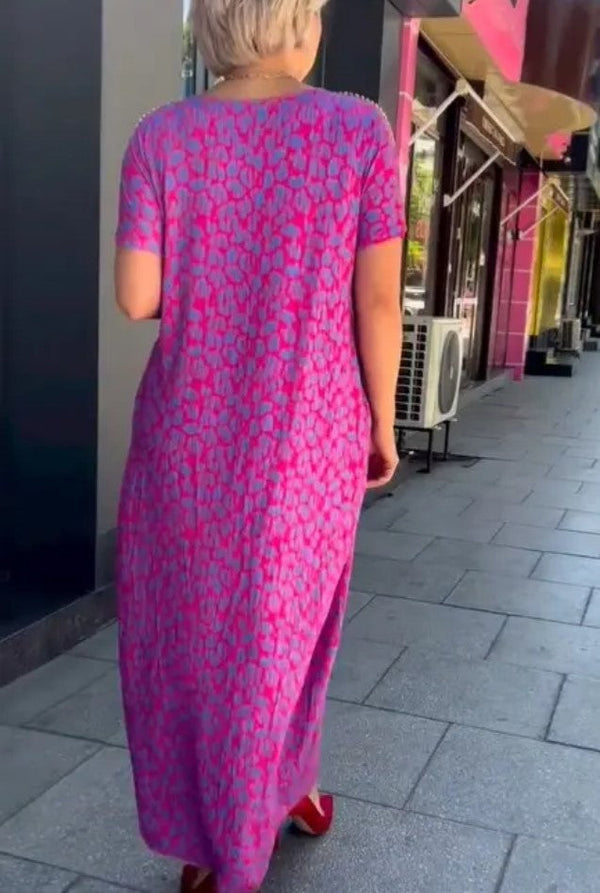 Aspasia – Mutiges Und Luftiges Kleid Mit Drucken