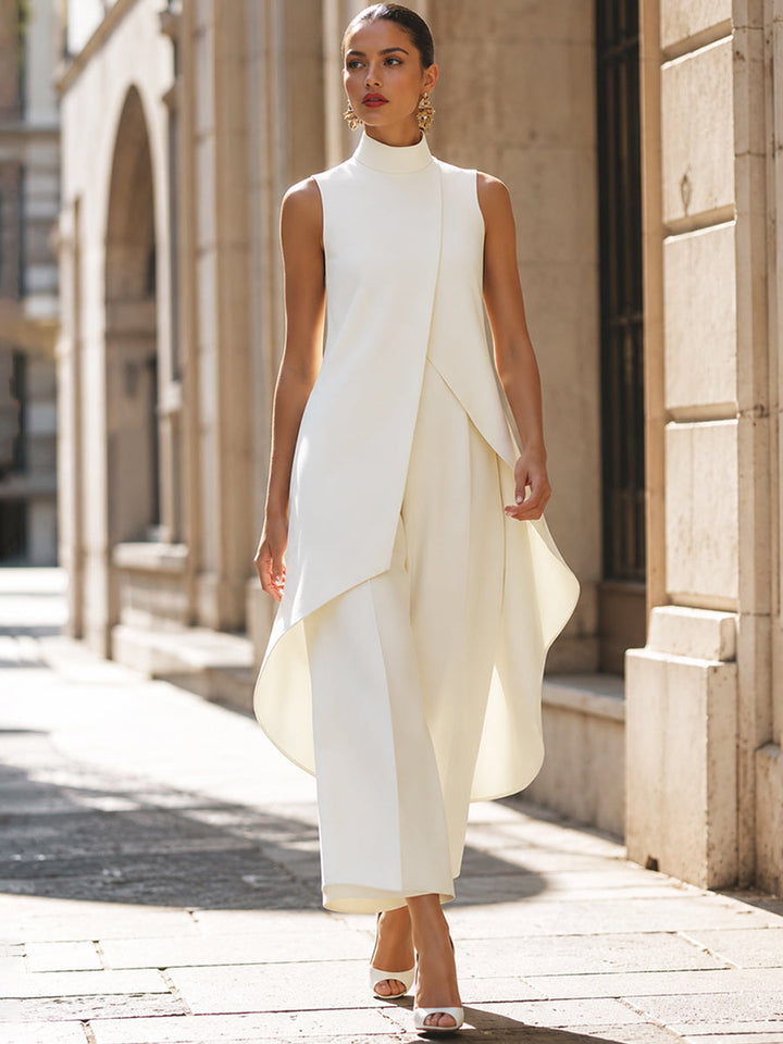 Germine - Elegant Drapierter Overall